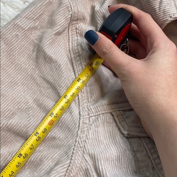 Plus Size Corduroy Blush Pink Jacket - Picture 6 of 6